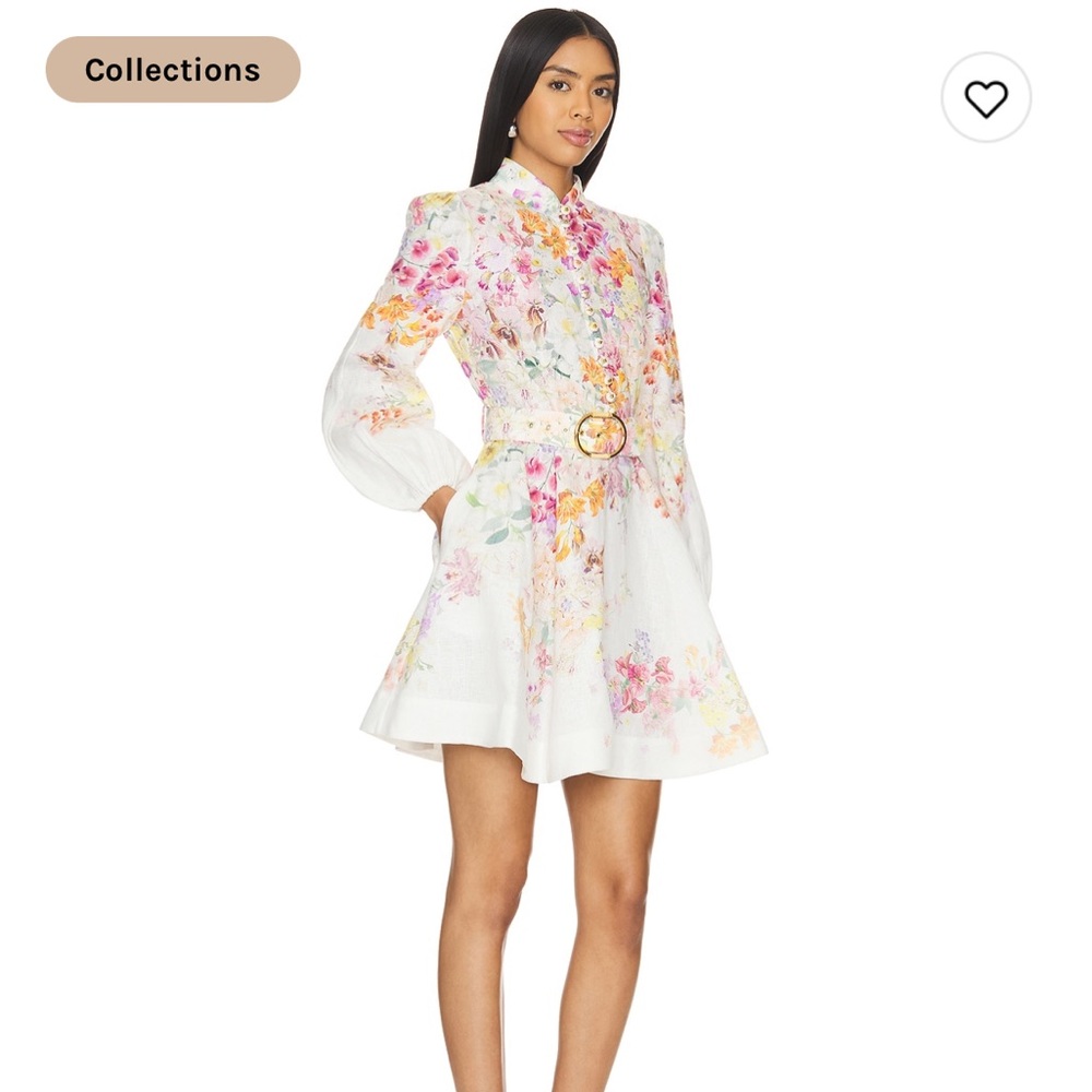 Zimmermann Natura Dress in Kaleidoscope Garden NWT